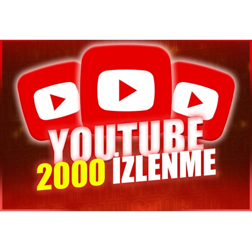  KALICI 2000 YOUTUBE İZLENME GARANTİLİ